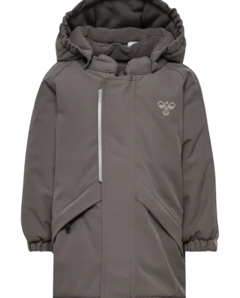 Grå Hummel Chevron Jakke Dark Gull Gray - Hummel Jeans  - 5715819406558