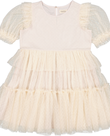 Marmar Doth Tulle Dotty Dress Vanilla - Marmar Jeans  - 9245182132559
