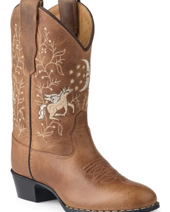 Cognac Cowboy Støvle Enhjørning - SkoSneaksers  - 5715859065210