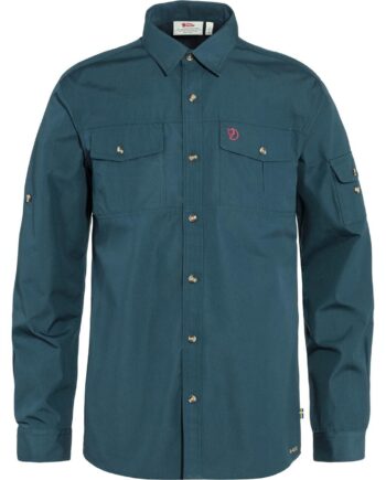 Blå (MOUNTAIN B Fjallraven Mens Singi Trekking Shirt Blå Mountain Blue 570 Large - Fjällräven Shirt  - 7323450860219