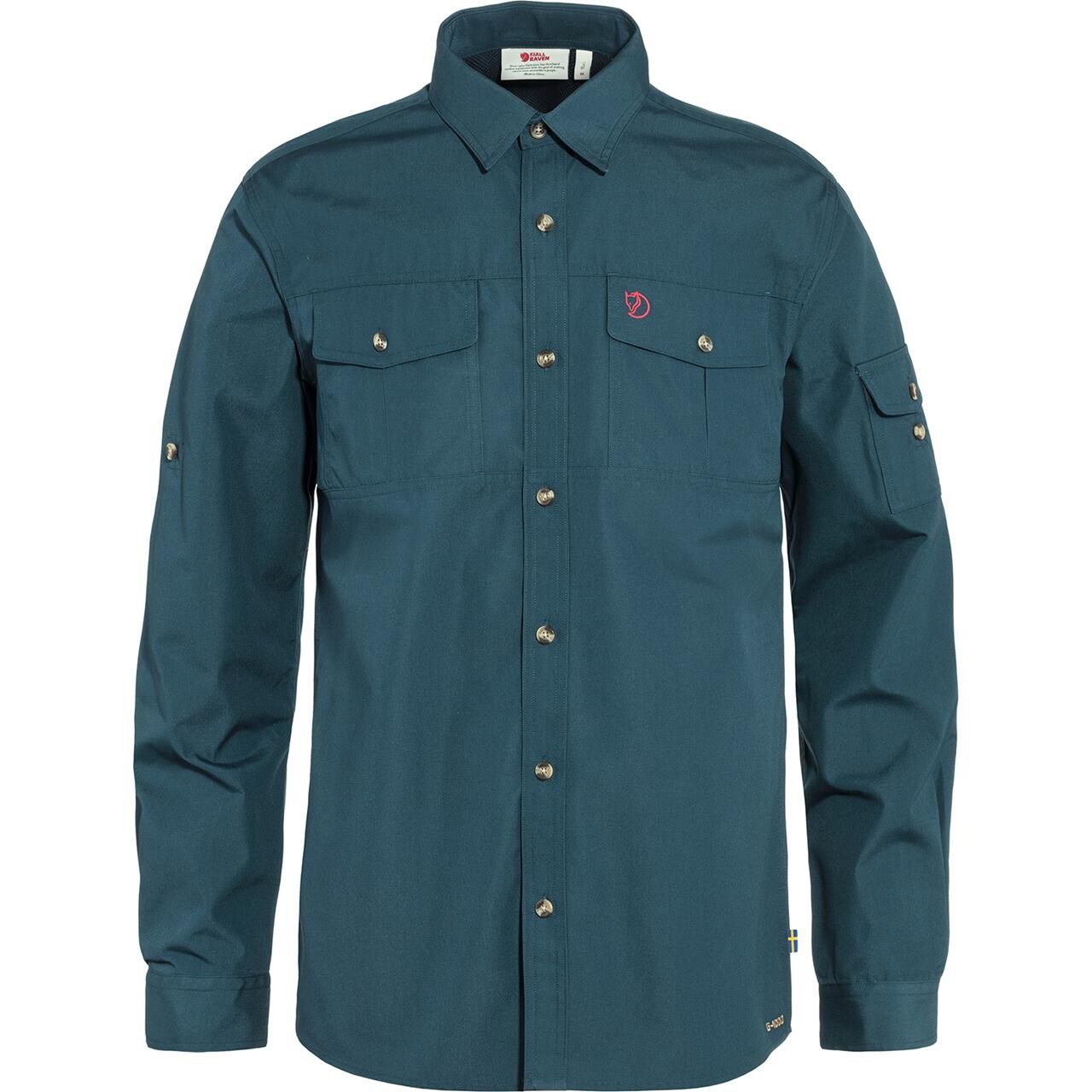 Blå (MOUNTAIN B Fjallraven Mens Singi Trekking Shirt Blå Mountain Blue 570 Large - Fjällräven Shirt - 7323450860219