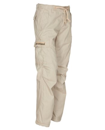 Beige Molecule Basic Combats Cargobukser Dame - Molecule Jeans  - 5740032900965