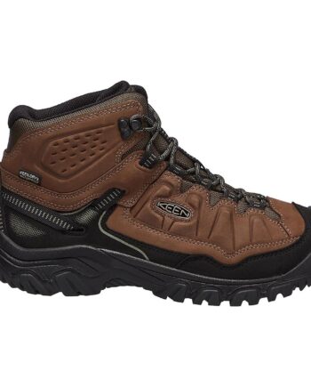 Sort Keen Mens Targhee Mid Brun Bison Black - Keen SkoSneaksers  - 195208419997