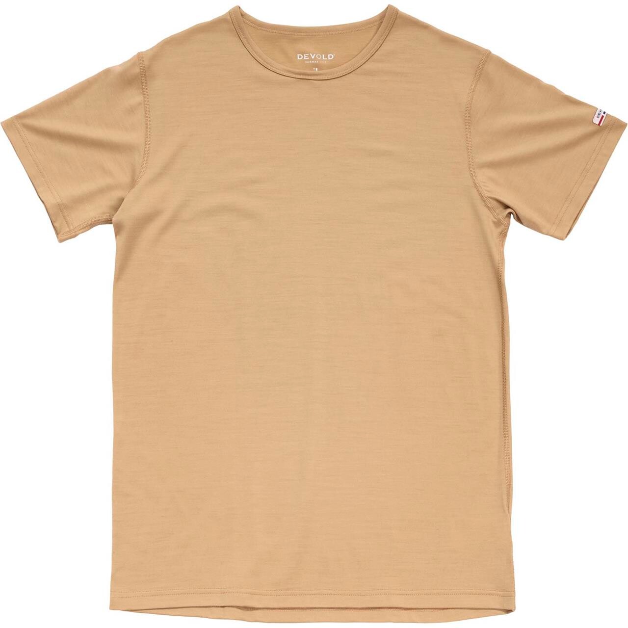 Beige (OAT) Devold Mens Breeze Plus Merino 200 Shirt Beige Oat Large - Devold Shirt - 7028567736159