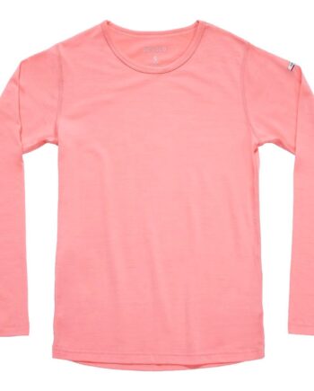 Lyserød (APRICO Devold Womens Breeze Plus Merino 200 Shirt Lyserød Apricot Large - Devold Shirt  - 7028567753583