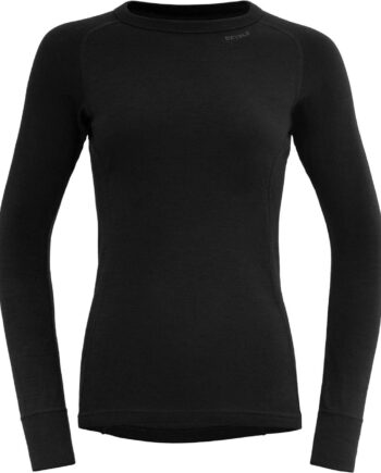 Sort Devold Womens Duo Active Merino 205 Shirt Black Large - Devold Shirt  - 7028567648544
