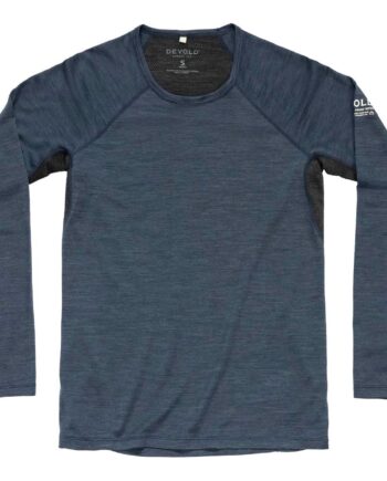 Blå (NIGHT) Devold Womens Endurance Merino 130 Shirt Blå Night Large - Devold Shirt  - 7028567731420