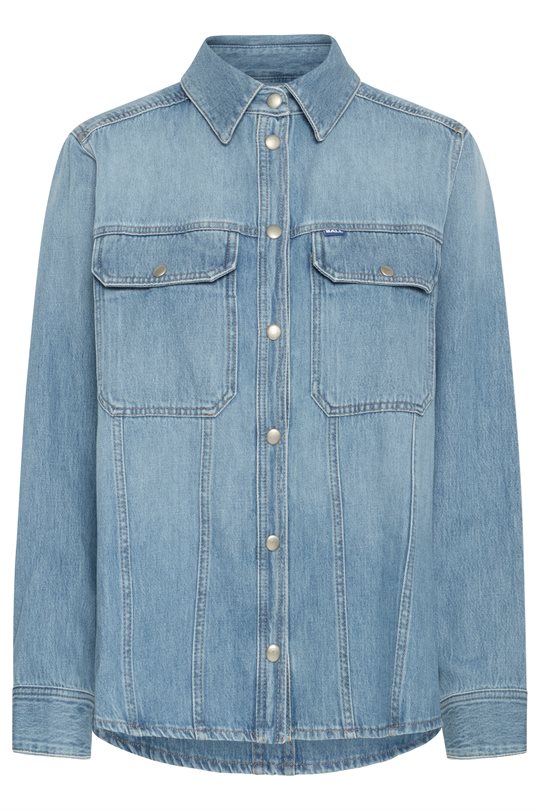 Ball Leon Denim Shirt Light Blue Denim - Ball Shirt