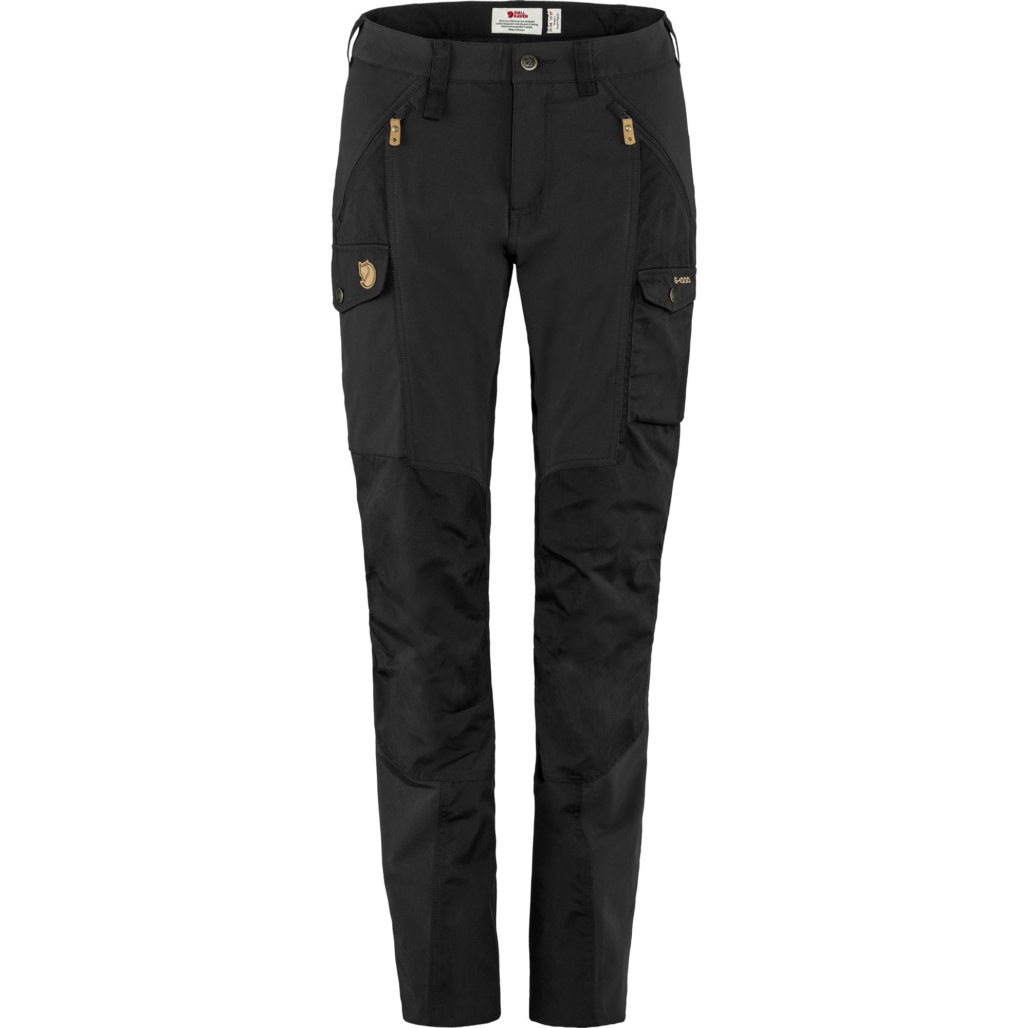 Sort Fjallraven Nikka Bukser Curved - Fjällräven Jeans  - 7323450105914