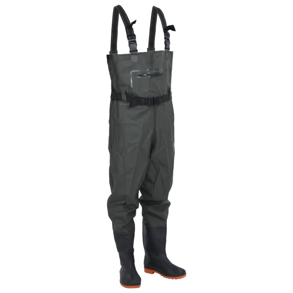 Grøn Waders Med Støvler Bælte Str Mørke - Boligcenter SkoSneaksers - 8721158379672