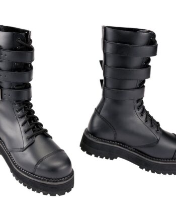 Sort Brandit Plateau Phantom Buckle Boots Black - Brandit SkoSneaksers  - 4051773273845