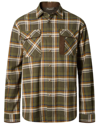Grøn Pinewood Cornwall Shirt Moss Green Khaki - Pinewood Shirt  - 7331090495425