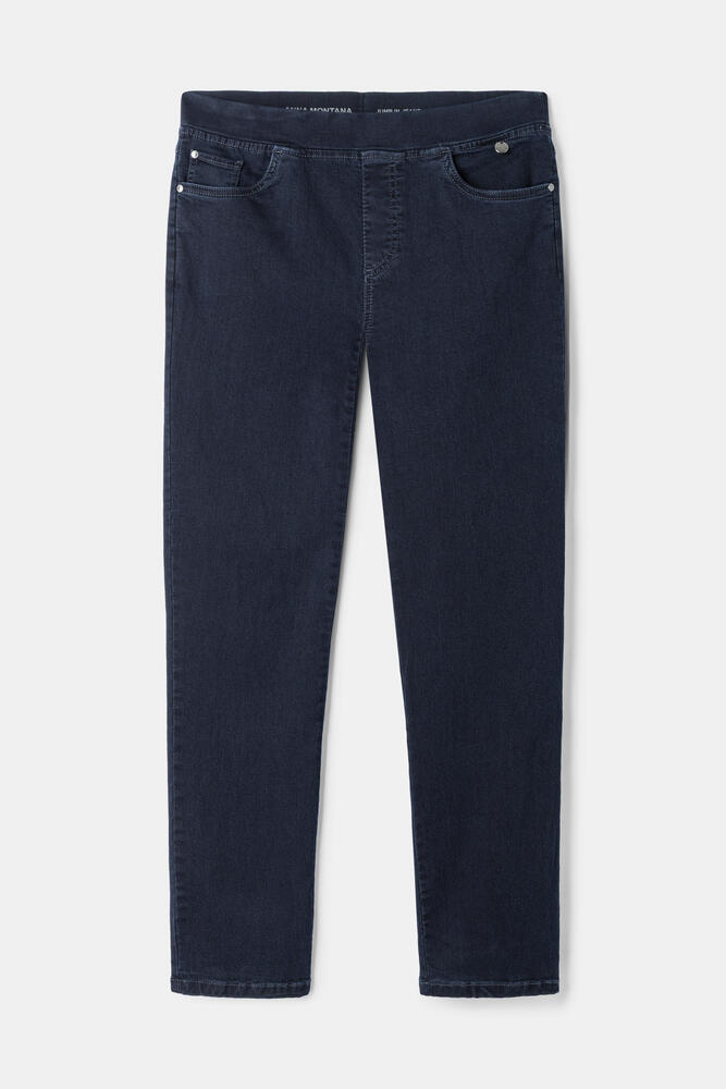 Bukser Angelika Jump Rom Dark Blue Anna Montana - Anna Montana Jeans - 4043614483551