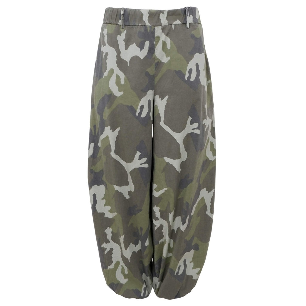 Sort Black Colour Dame Bukser Bcally Army Camouflage - Black Colour Jeans - 5715077260770