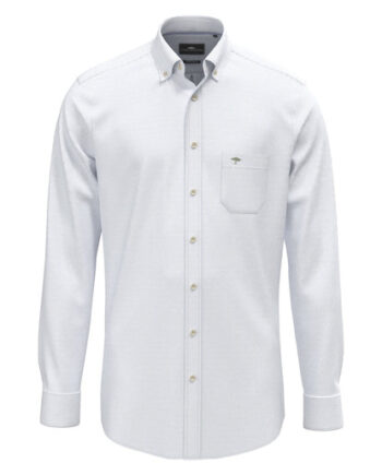 653 New Breeze Fynch Hatton Washed Oxford Fine Stripe Shirt - Fynch Hatton Shirt  - 4068544479825
