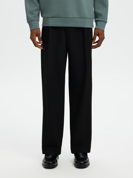 Sort Slm220 Loose Finn Flex Pants Noos - Selected Jeans - 5715675843498