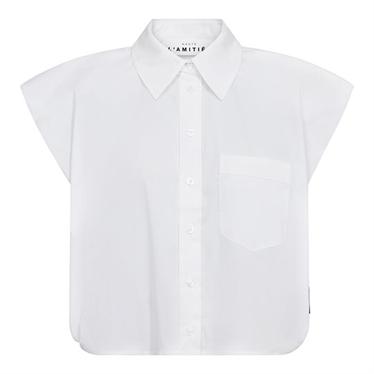 Hvid Haute Amiti Dinnie Poplin Shirt White - Shirt
