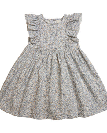 Hvid Huttelihut Isabell Liberty Dress Hannah Rose - Huttelihut Jeans  - 7983600337153