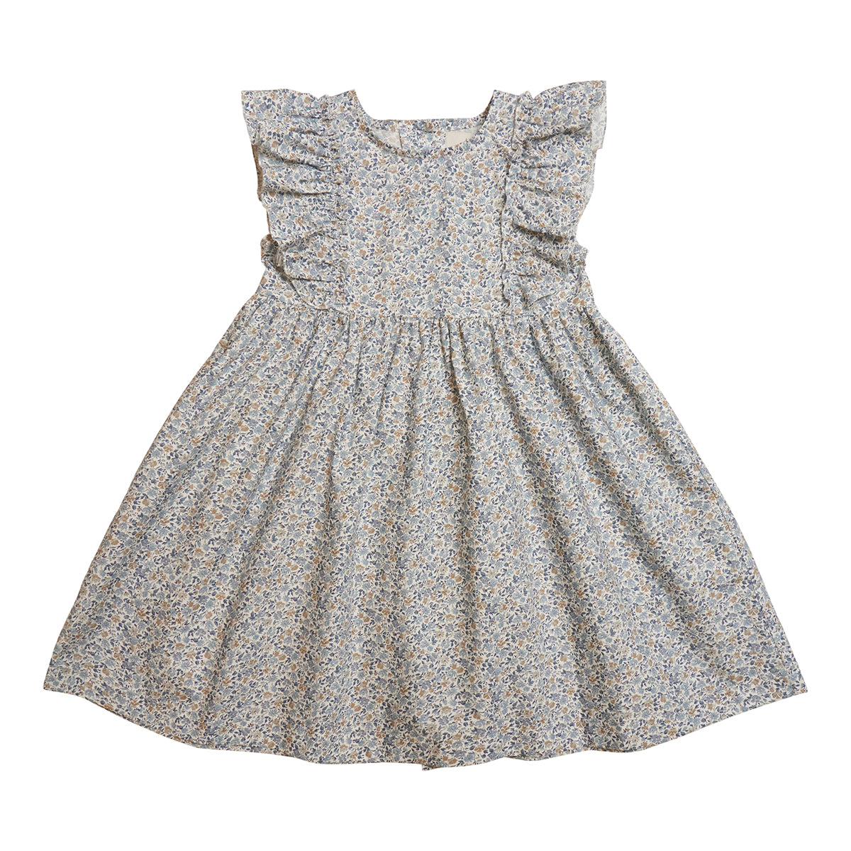 Hvid Huttelihut Isabell Liberty Dress Hannah Rose - Huttelihut Jeans - 7983600337153