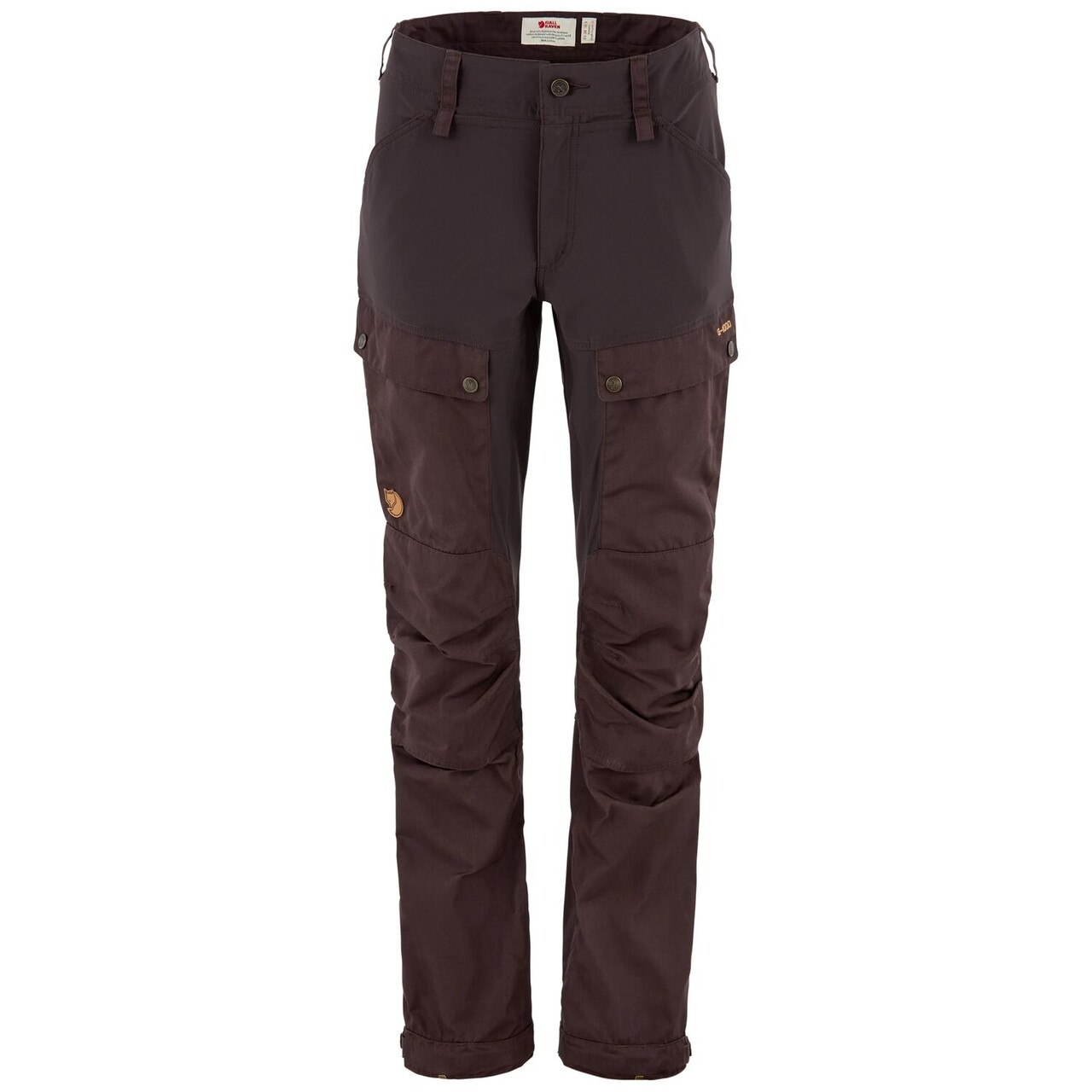 Sort Fjallraven Keb Bukser Regular Model Black Oak 42r - Fjällräven Jeans - 7323451207655