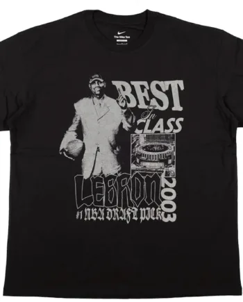 Sort Nike Lebron James Best Class Basketball Shirt Black - Nike Shirt  - 00198486674621