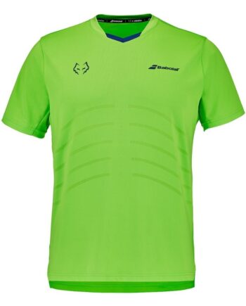 Grøn Babolat Replica Juan Lebron Shirt Green Flash - Babolat Shirt  - 3324922307045