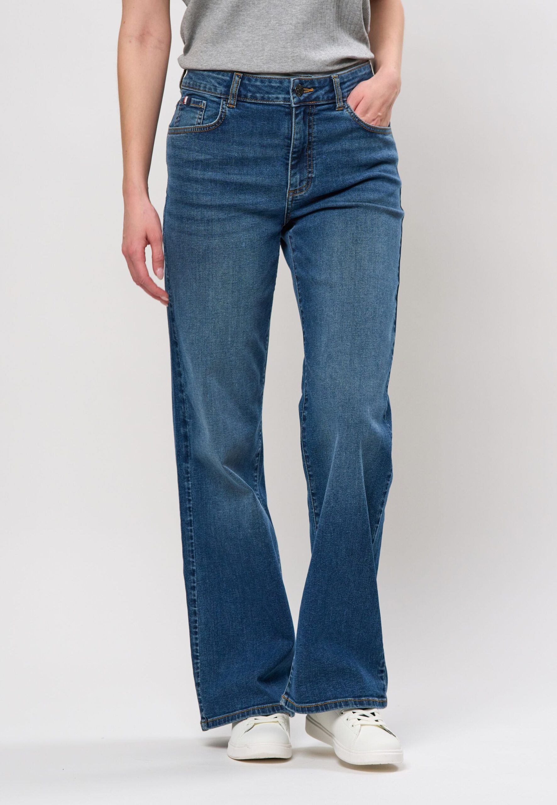Uwlotte Wide Leg Jeans Polo Assn Danmark Kvinder W25 - Jeans - 5715879221924