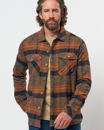 Mørkeblå Mcgorm Flannel Reg Fit Shirt - Mcs Nordic Shirt  - 5715879128254