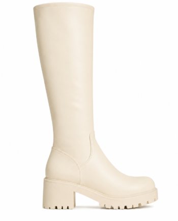Ivory Tall Boot - SkoSneaksers