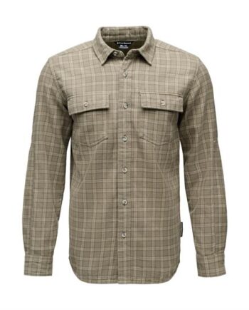 Sort Black Diamond Mens Project Twill Shirt Pine Smoke Chalk - Black Diamond Shirt  - 793661747109