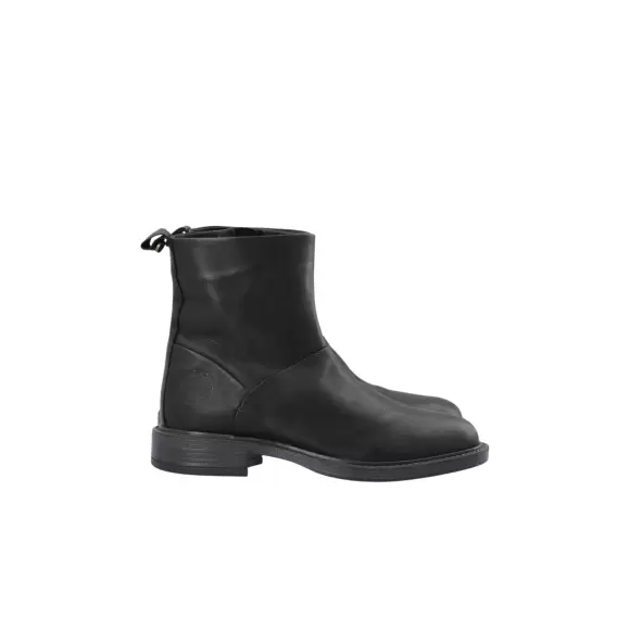 Sort Cashott Castina Zip Boot Leather 61300935 - SkoSneaksers - 5740017052030