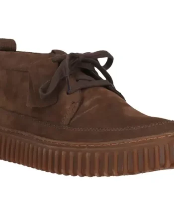 DARK BROWN NUB Clarks Torhill Lacehi Cl26184694 5228b - Clarks SkoSneaksers  - 5063421505665