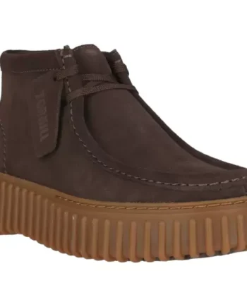 DARK BROWN SUED Clarks Torhill Moss Cl26185345 5230 - Clarks SkoSneaksers  - 5063421652932