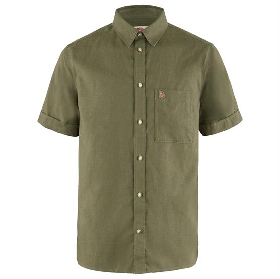 Grøn Fjallraven Vik Travel Shirt Mens Green - Fjällräven Shirt - 7323450687069