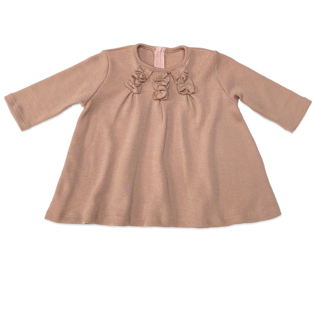 Huttelihut Kjole Merino Uld Dusty Rose - Huttelihut Jeans - 7070993514650
