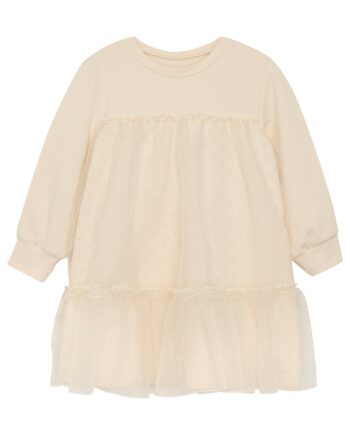 Hvid Huttelihut Party Dress Off White - Huttelihut Jeans  - 8658017452367