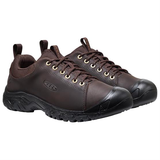 Sort Keen Mens Targhee Oxford Java Black - Keen SkoSneaksers - 195208936005