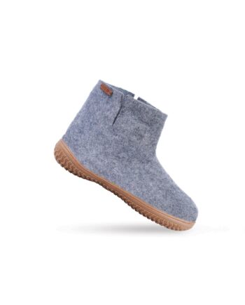 Filtstøvle 100 Ren Uld Model Denim Gummisål - Shus SkoSneaksers