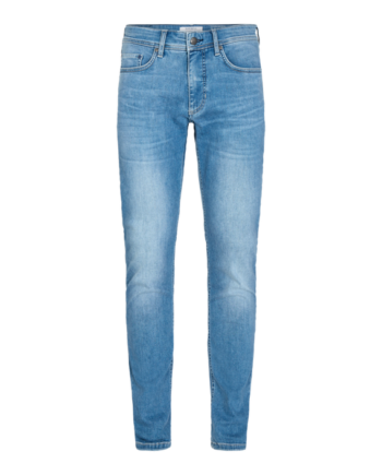 Lysblå Super Stretch Jeans Fitted Fit - Sunwill Jeans  - 5713624646541