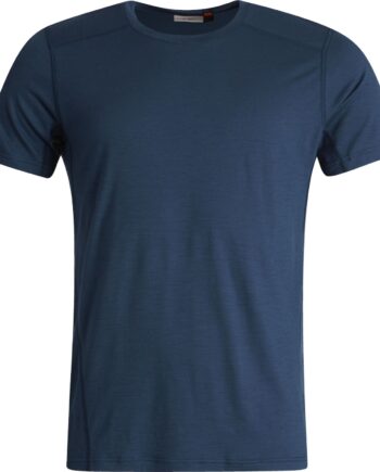 Light Navy Lundhags Gimmer Merino Tee Tee Shirt Herre Blå - Lundhags Shirt  - 7045952823621