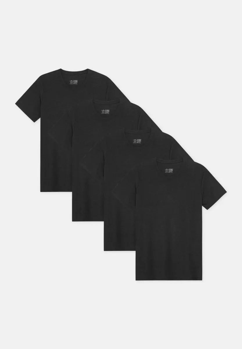 Sort Danish Endurance Shirt Modal Økologisk Bomuld Oeko Tex Certificeret - Shirt - 5713205040584