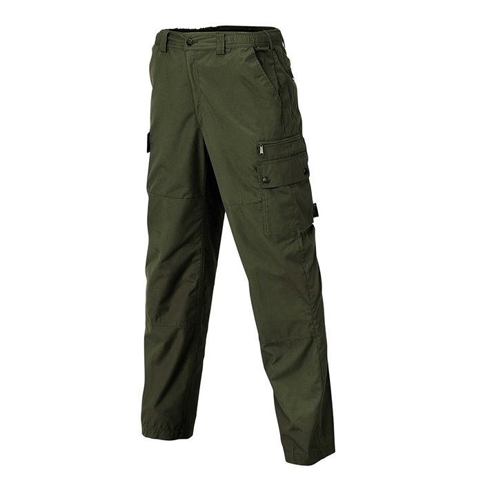 Grøn Pinewood Vildmarksbuks Foret Vinterbuks Mossgreen Bukser - Pinewood Jeans - 7331090263338
