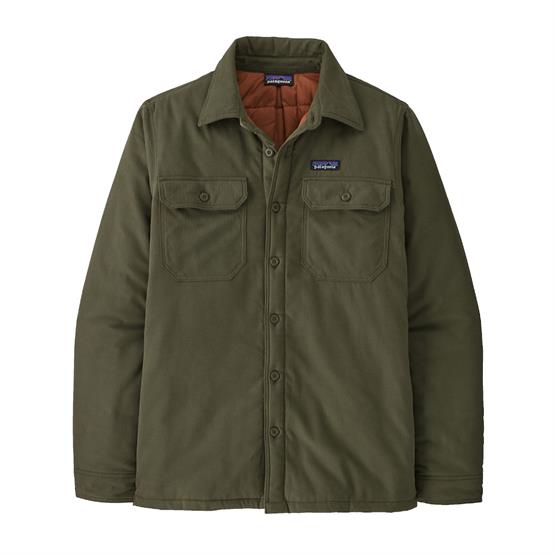 Grøn Patagonia Mens Ins Cotton Fjord Flannel Shirt Basin Green - Patagonia Shirt - 195699989306