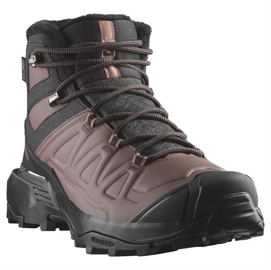 Sort Salomon Ultra Snowpilot Womens Black Peppercorn - Salomon SkoSneaksers - 195751784290