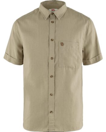 Beige Fjallraven Vik Travel Shirt Herre Mænd Sand Stone Skjorter - Fjällräven Shirt  - 7323450686956