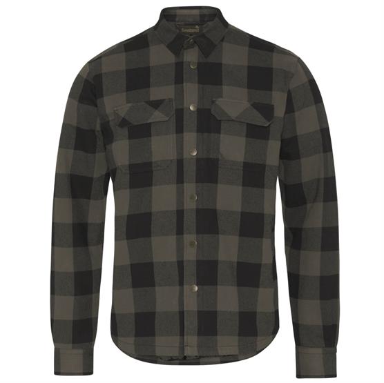 Seeland Canada Shirt Mens Grey Check - Seeland Shirt - 5714733552990