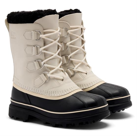 Sort Sorel Caribou Womens Chalk Black - Sorel SkoSneaksers - 199644057799