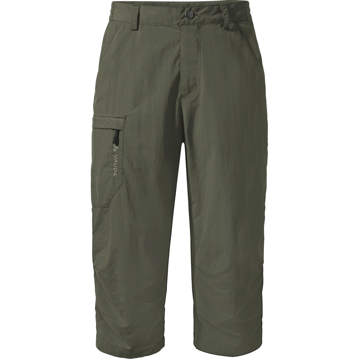 Grøn Vaude Farley Capri Pants Vandrebukser Herre - Vaude Jeans - 4062218489950