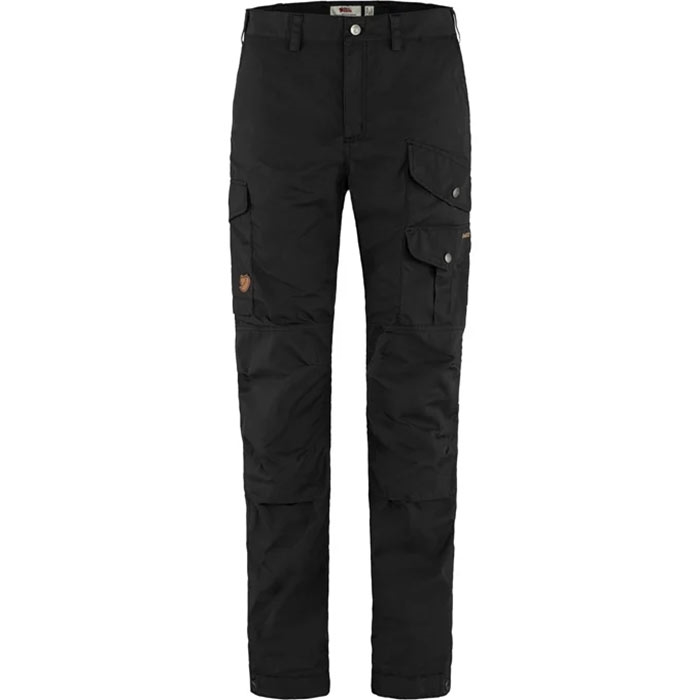 Sort Fjallraven Vidda Pro Trousers Kvinder Damer Black Short Fjallraven Bukser Dame - Fjällräven Jeans - 7323450926878