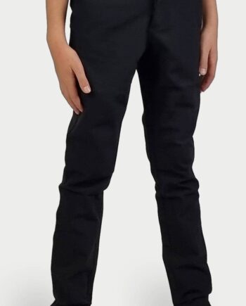 Sort What Bunkers Victor Drenge Bukser Black Str - What Bunkers Jeans  - 5740005903894